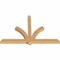 Ekena Millwork Redmond Smooth Timber Gable Bracket, Western Red Cedar, 96"W x 64"H x 5 1/2"D x 5 1/2"F, 16/12 Pitch GBW096X64X0606RED00SWR - alternate 2